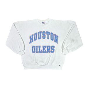 Vintage Russell Athletic 1994 NFL Houston Oilers Crew Neck - Size Large
